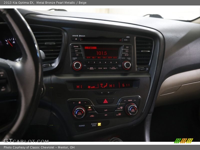 Metal Bronze Pearl Metallic / Beige 2013 Kia Optima EX