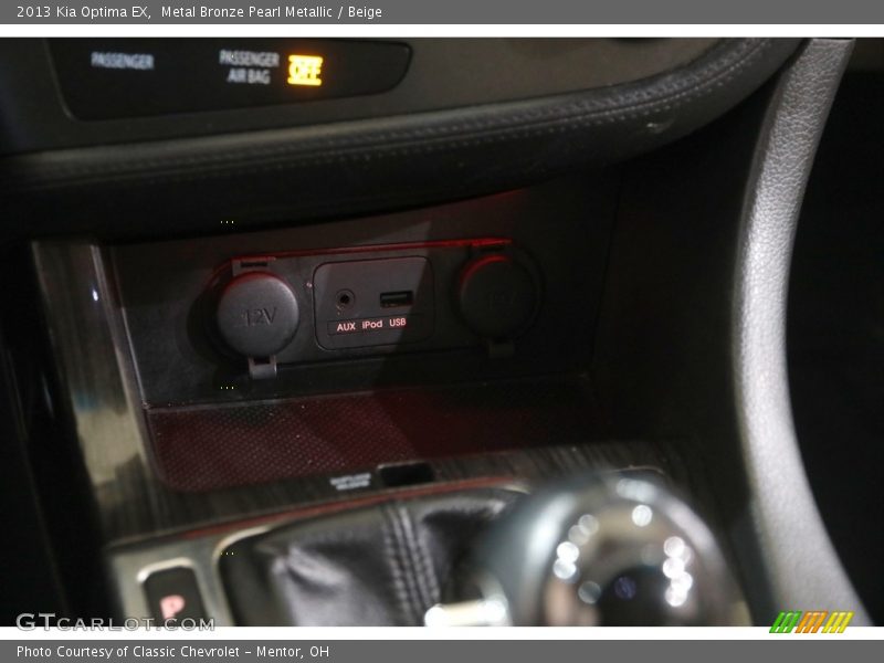 Metal Bronze Pearl Metallic / Beige 2013 Kia Optima EX