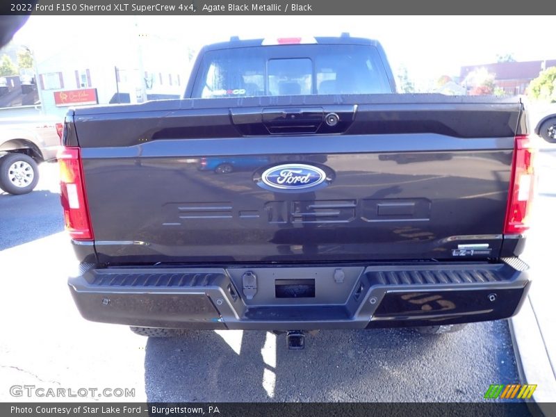 Agate Black Metallic / Black 2022 Ford F150 Sherrod XLT SuperCrew 4x4