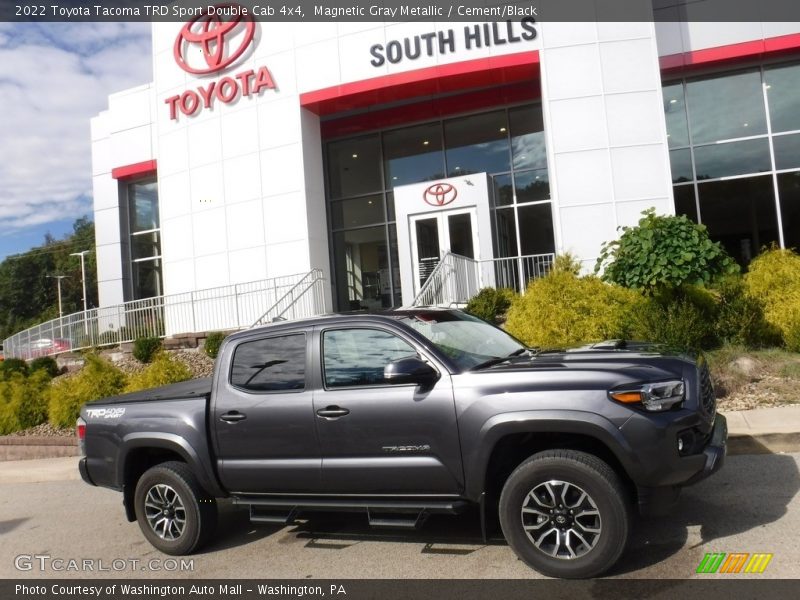 Magnetic Gray Metallic / Cement/Black 2022 Toyota Tacoma TRD Sport Double Cab 4x4