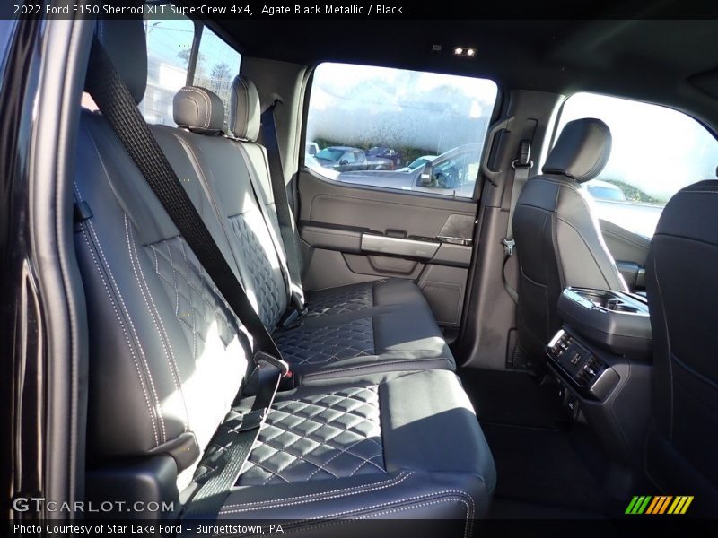 Agate Black Metallic / Black 2022 Ford F150 Sherrod XLT SuperCrew 4x4