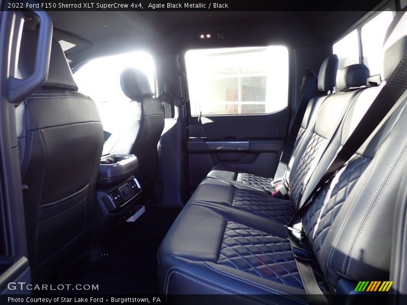 Agate Black Metallic / Black 2022 Ford F150 Sherrod XLT SuperCrew 4x4