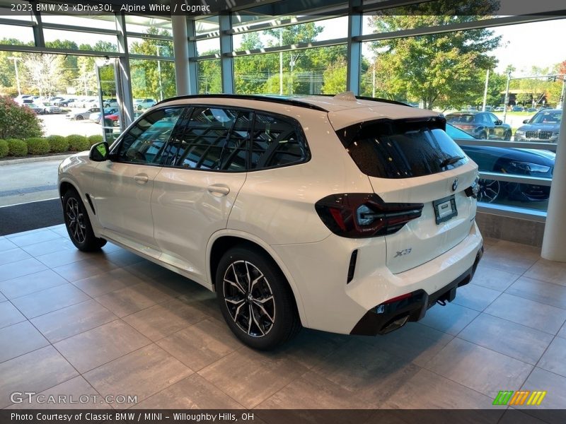 Alpine White / Cognac 2023 BMW X3 xDrive30i