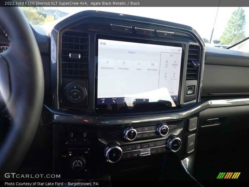 Agate Black Metallic / Black 2022 Ford F150 Sherrod XLT SuperCrew 4x4