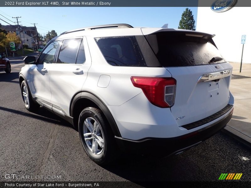 Star White Metallic / Ebony 2022 Ford Explorer XLT 4WD