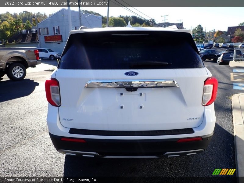 Star White Metallic / Ebony 2022 Ford Explorer XLT 4WD