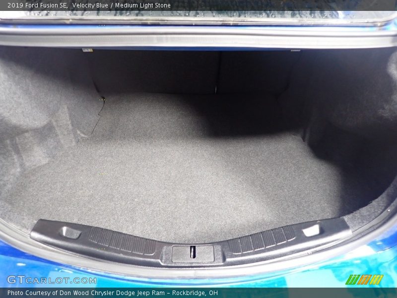 Velocity Blue / Medium Light Stone 2019 Ford Fusion SE