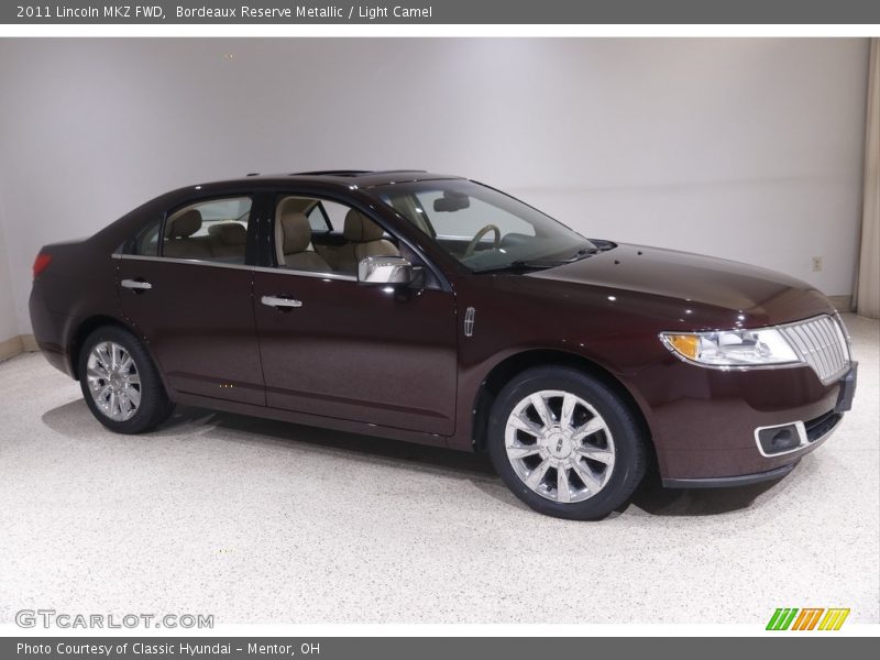 Bordeaux Reserve Metallic / Light Camel 2011 Lincoln MKZ FWD