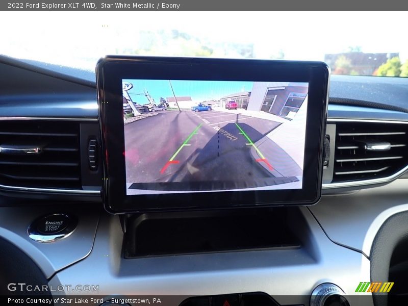 Star White Metallic / Ebony 2022 Ford Explorer XLT 4WD