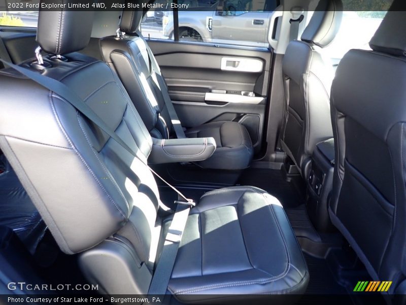 Atlas Blue Metallic / Ebony 2022 Ford Explorer Limited 4WD