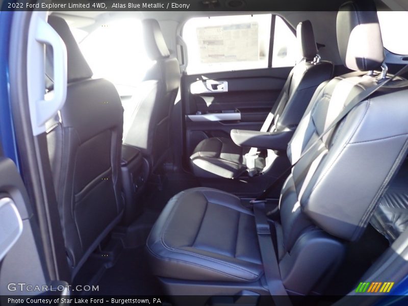 Atlas Blue Metallic / Ebony 2022 Ford Explorer Limited 4WD