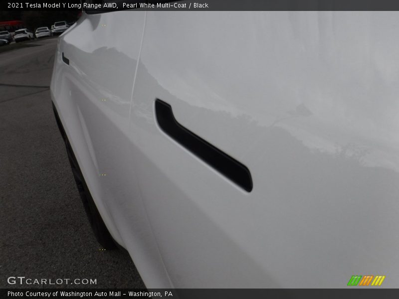 Pearl White Multi-Coat / Black 2021 Tesla Model Y Long Range AWD