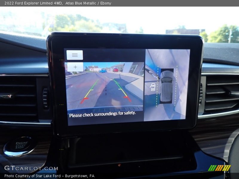Atlas Blue Metallic / Ebony 2022 Ford Explorer Limited 4WD
