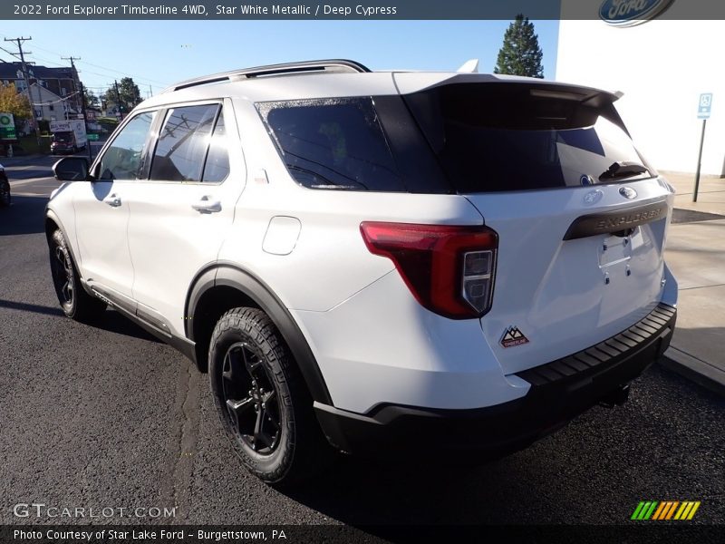 Star White Metallic / Deep Cypress 2022 Ford Explorer Timberline 4WD