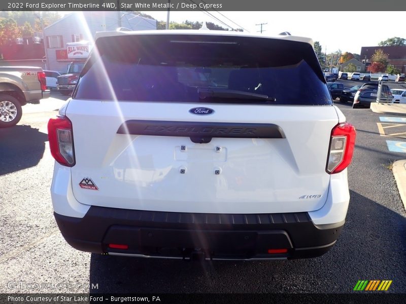 Star White Metallic / Deep Cypress 2022 Ford Explorer Timberline 4WD