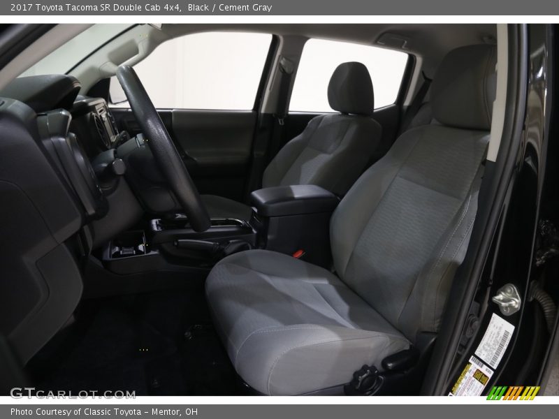 Black / Cement Gray 2017 Toyota Tacoma SR Double Cab 4x4