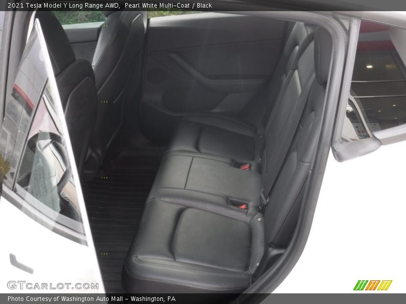 Rear Seat of 2021 Model Y Long Range AWD
