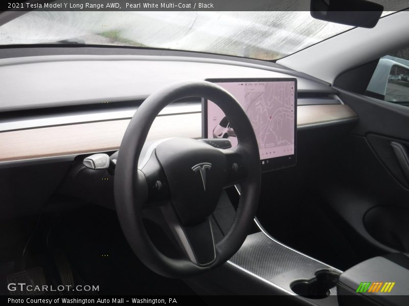 Dashboard of 2021 Model Y Long Range AWD
