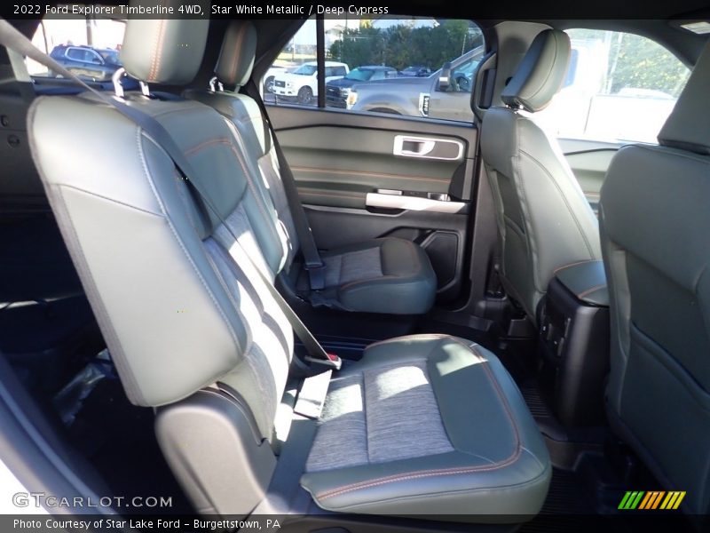 Star White Metallic / Deep Cypress 2022 Ford Explorer Timberline 4WD