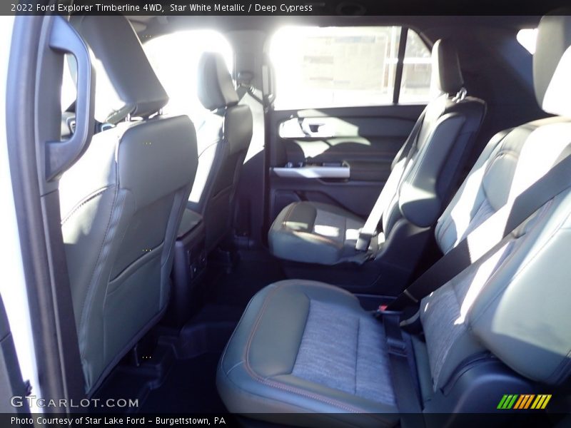 Star White Metallic / Deep Cypress 2022 Ford Explorer Timberline 4WD