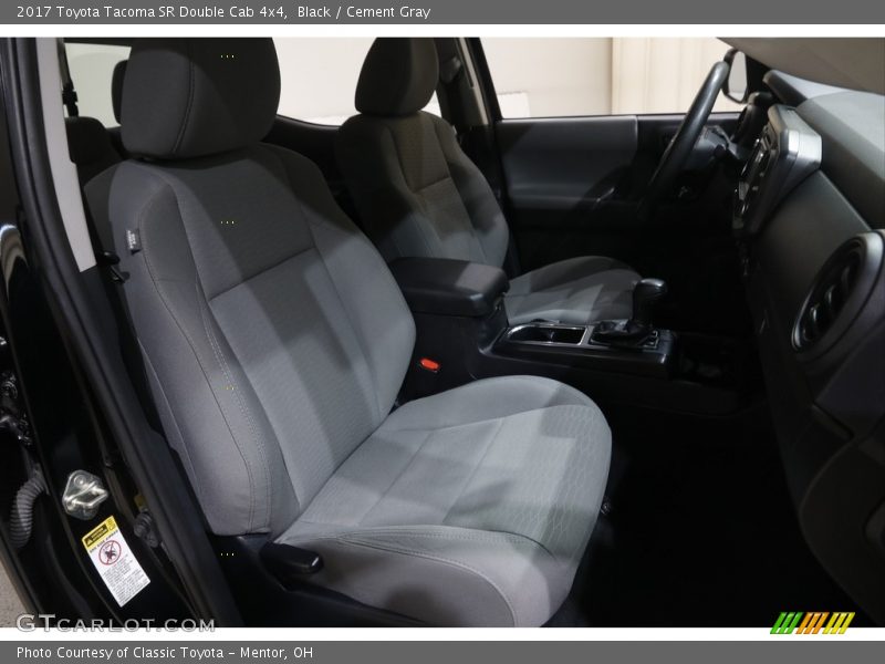 Black / Cement Gray 2017 Toyota Tacoma SR Double Cab 4x4