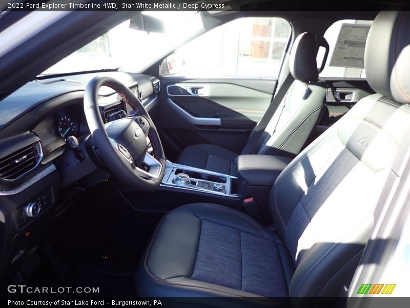 Star White Metallic / Deep Cypress 2022 Ford Explorer Timberline 4WD