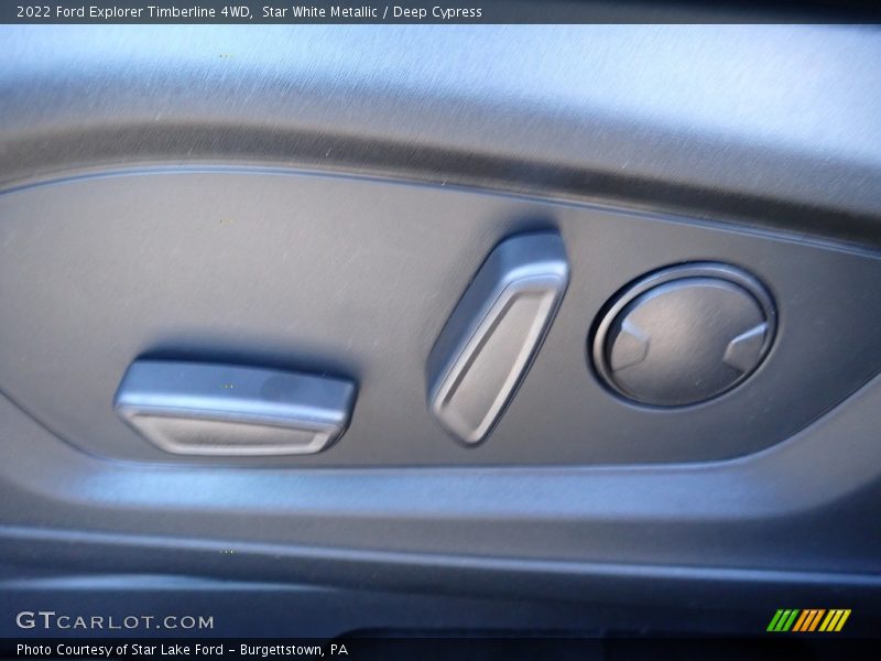 Star White Metallic / Deep Cypress 2022 Ford Explorer Timberline 4WD