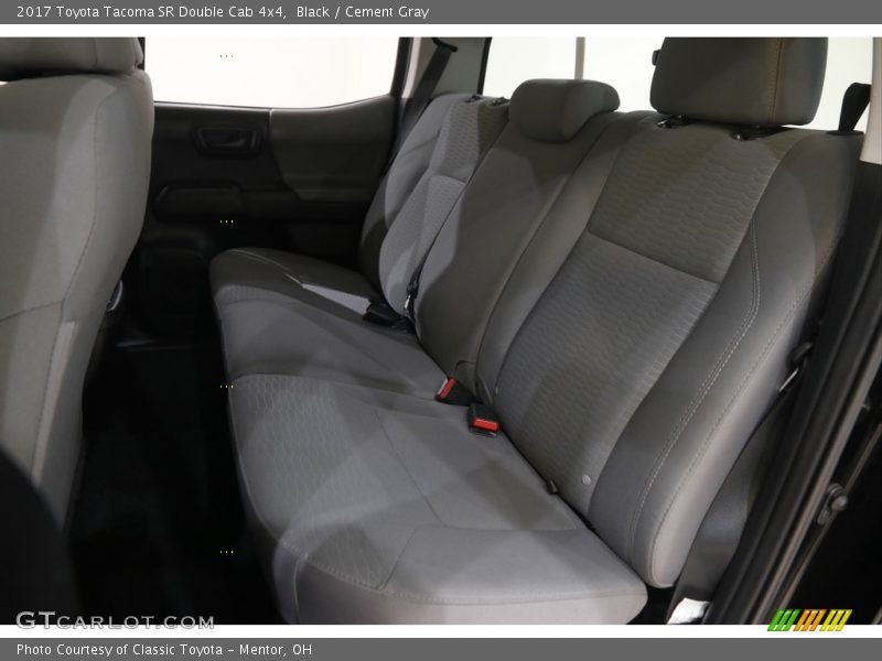 Black / Cement Gray 2017 Toyota Tacoma SR Double Cab 4x4