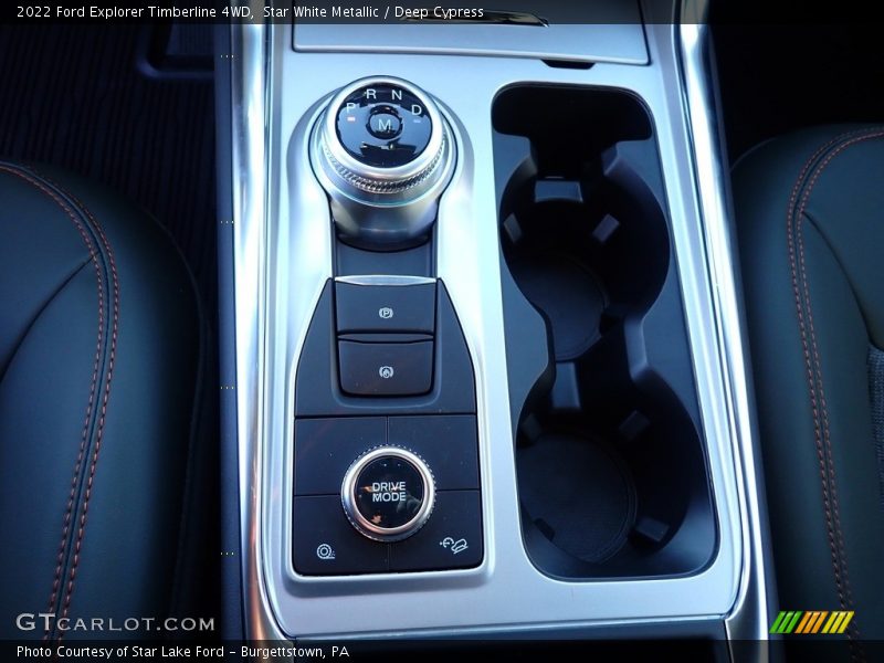 Star White Metallic / Deep Cypress 2022 Ford Explorer Timberline 4WD