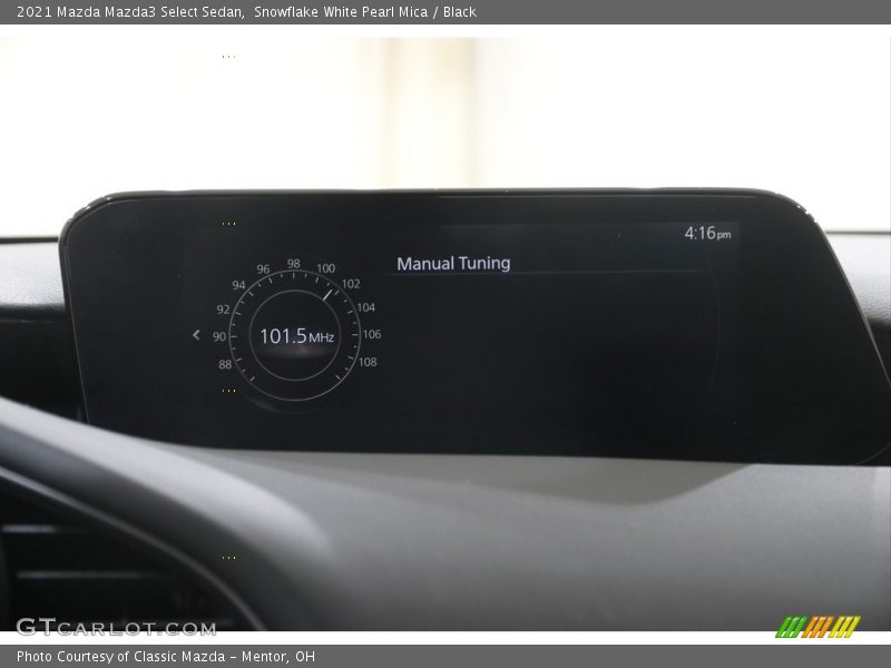 Snowflake White Pearl Mica / Black 2021 Mazda Mazda3 Select Sedan