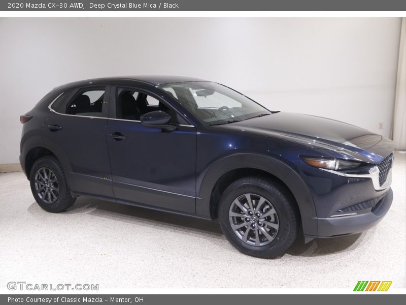 Deep Crystal Blue Mica / Black 2020 Mazda CX-30 AWD