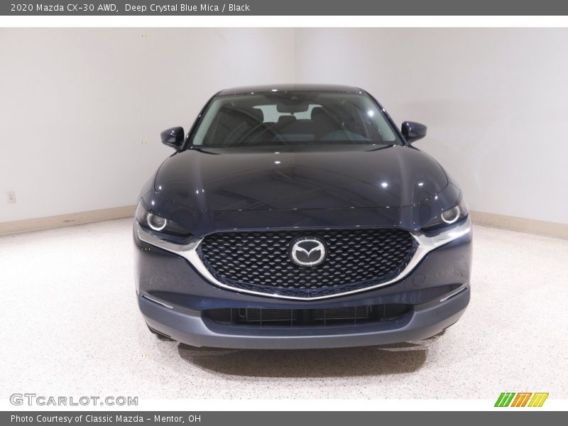 Deep Crystal Blue Mica / Black 2020 Mazda CX-30 AWD
