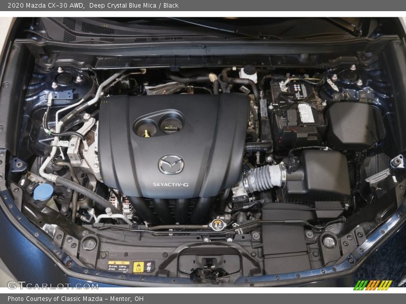 Deep Crystal Blue Mica / Black 2020 Mazda CX-30 AWD