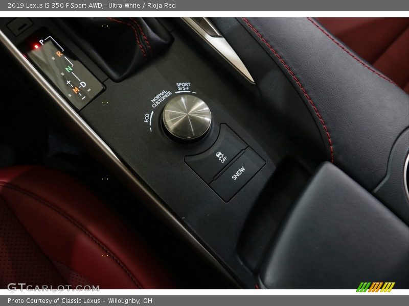 Ultra White / Rioja Red 2019 Lexus IS 350 F Sport AWD