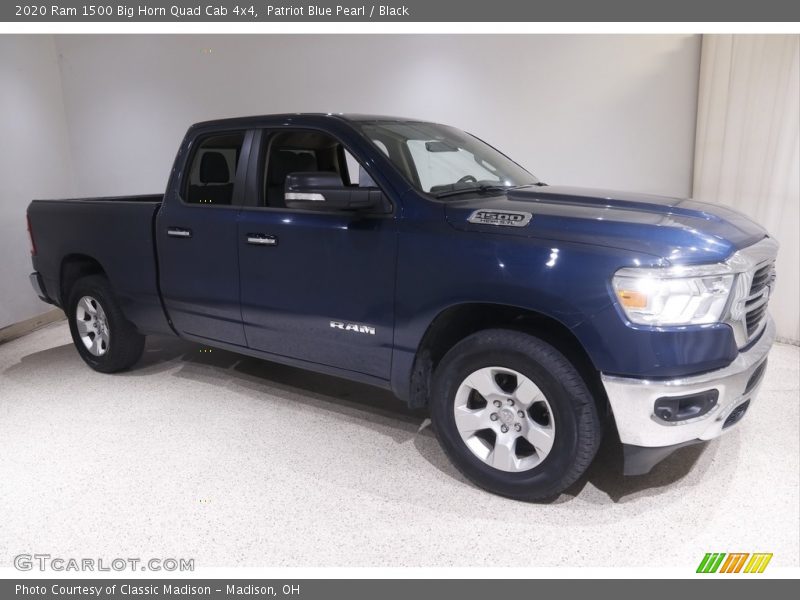 Patriot Blue Pearl / Black 2020 Ram 1500 Big Horn Quad Cab 4x4