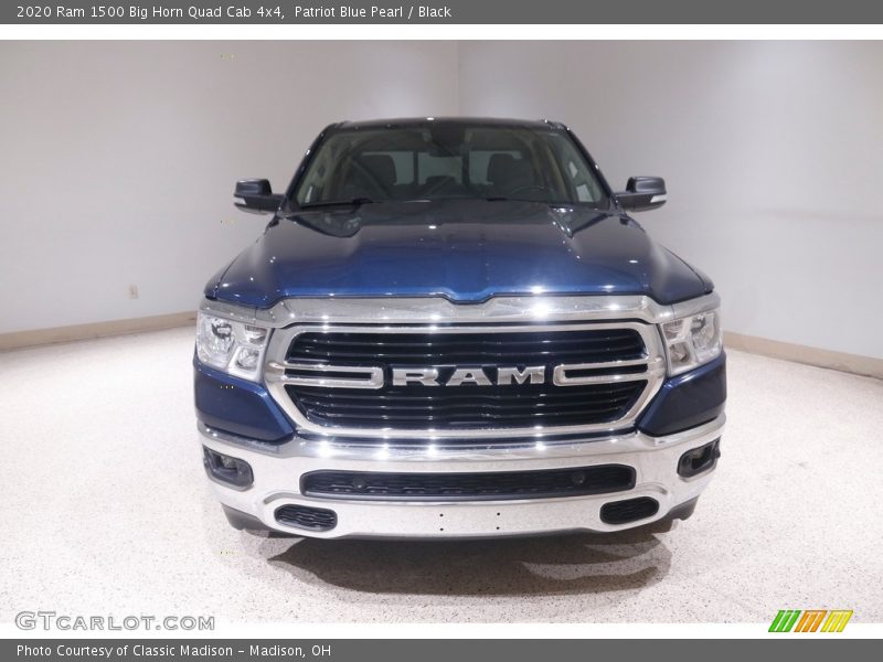 Patriot Blue Pearl / Black 2020 Ram 1500 Big Horn Quad Cab 4x4