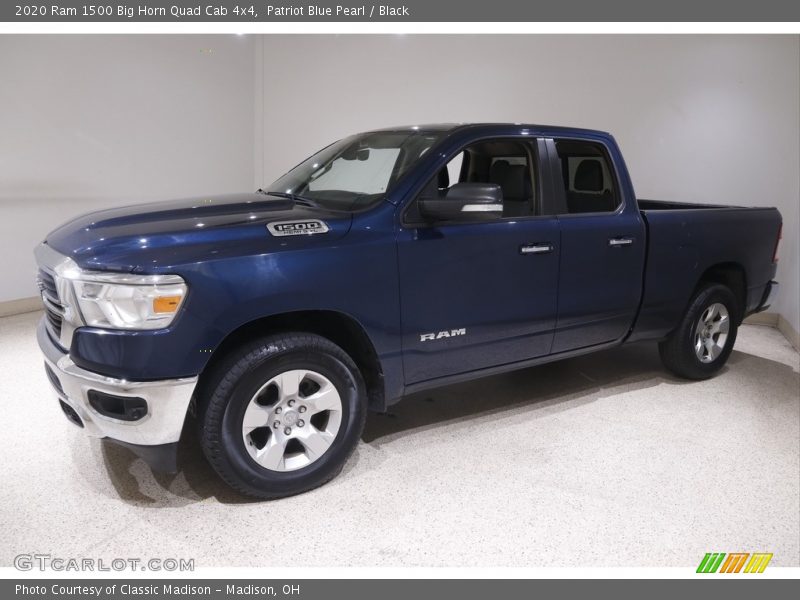 Patriot Blue Pearl / Black 2020 Ram 1500 Big Horn Quad Cab 4x4