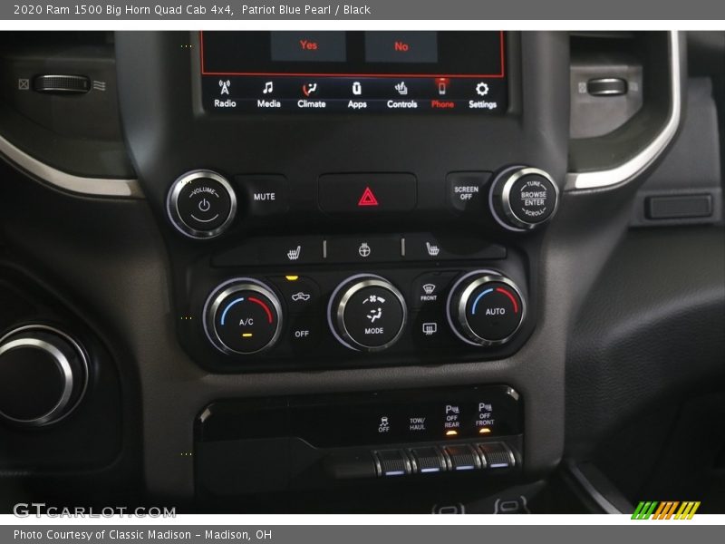 Patriot Blue Pearl / Black 2020 Ram 1500 Big Horn Quad Cab 4x4