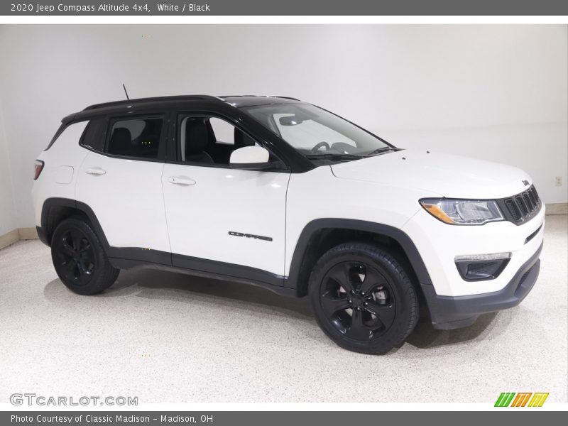 White / Black 2020 Jeep Compass Altitude 4x4