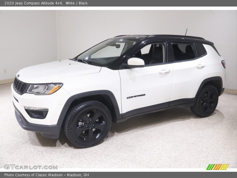 White / Black 2020 Jeep Compass Altitude 4x4