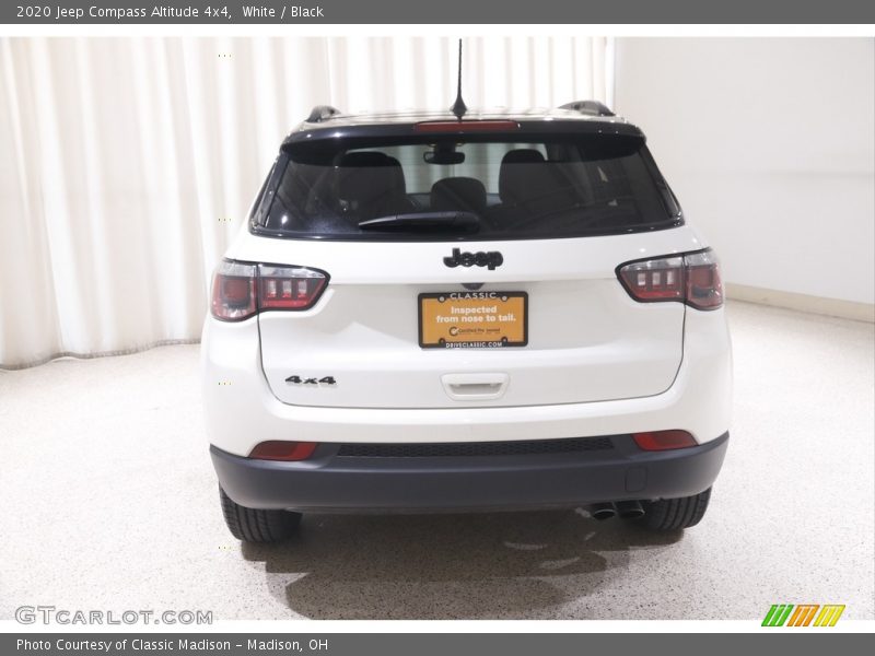 White / Black 2020 Jeep Compass Altitude 4x4