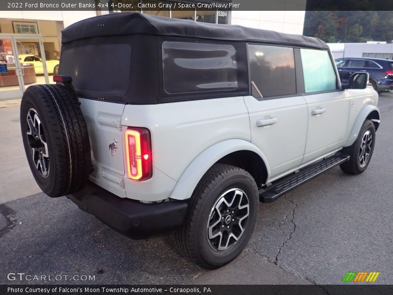 Cactus Gray / Space Gray/Navy Pier 2022 Ford Bronco Outer Banks 4x4 4-Door