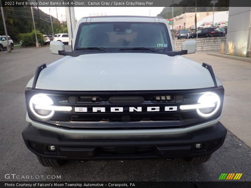 Cactus Gray / Space Gray/Navy Pier 2022 Ford Bronco Outer Banks 4x4 4-Door