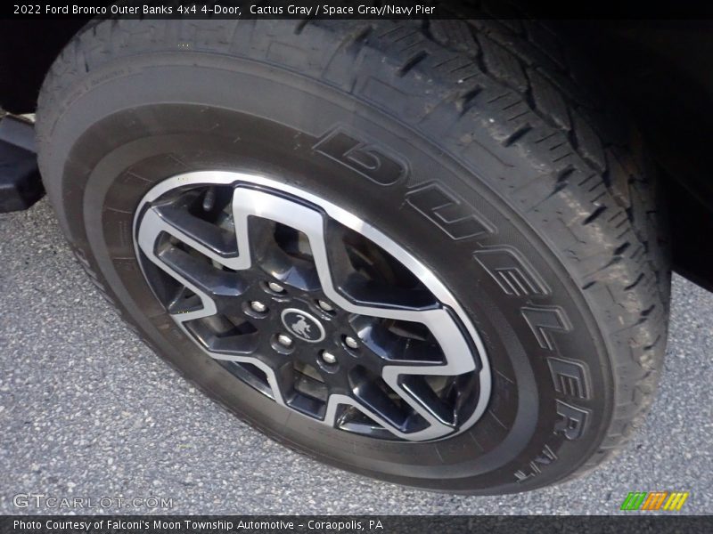 Cactus Gray / Space Gray/Navy Pier 2022 Ford Bronco Outer Banks 4x4 4-Door