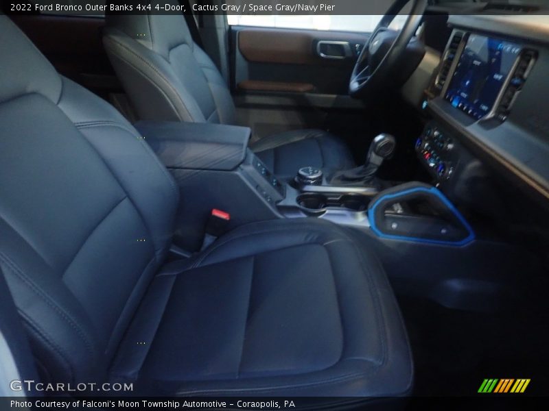 Cactus Gray / Space Gray/Navy Pier 2022 Ford Bronco Outer Banks 4x4 4-Door