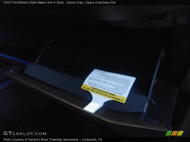 Cactus Gray / Space Gray/Navy Pier 2022 Ford Bronco Outer Banks 4x4 4-Door