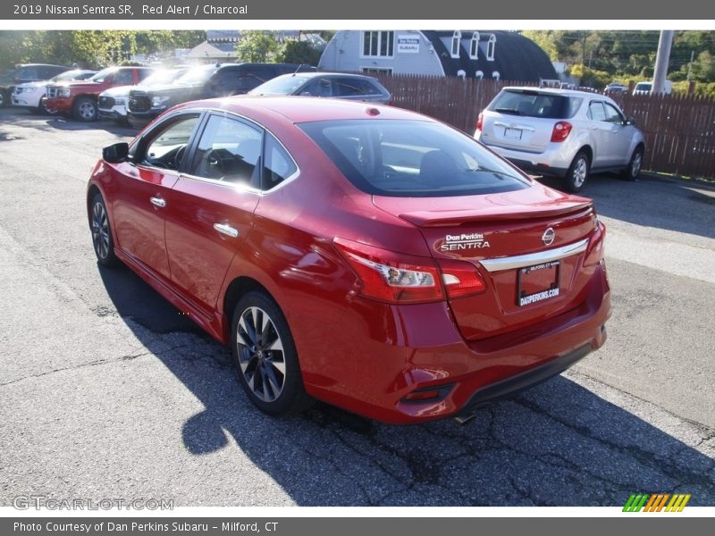 Red Alert / Charcoal 2019 Nissan Sentra SR
