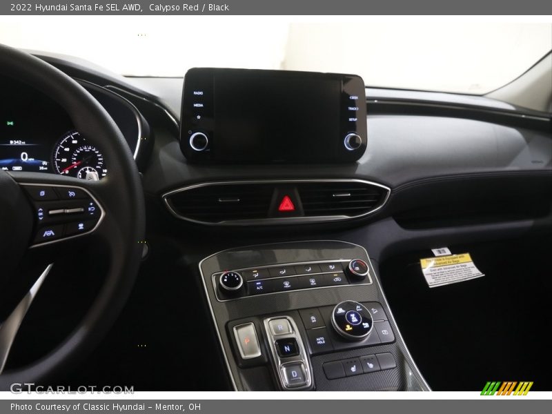 Calypso Red / Black 2022 Hyundai Santa Fe SEL AWD