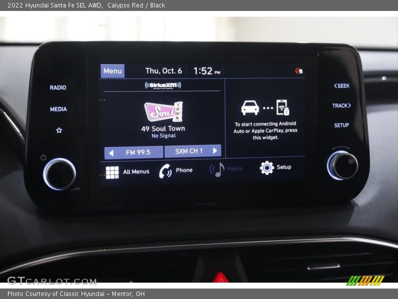 Calypso Red / Black 2022 Hyundai Santa Fe SEL AWD