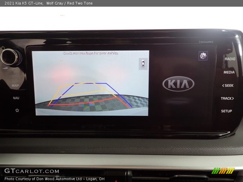 Wolf Gray / Red Two Tone 2021 Kia K5 GT-Line
